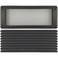 Roshield Mouse & Insect Air Brick Mesh Vent Cover - Dark Grey (10 Pack)