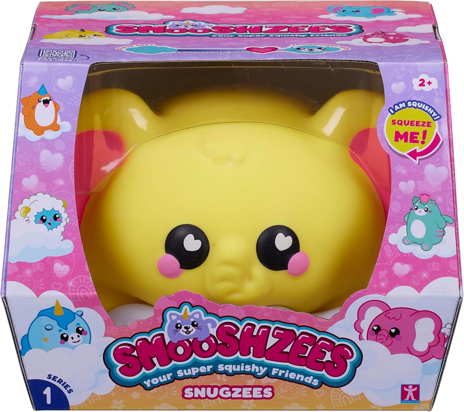 Smooshzees Snugzees Jade the Chef Plush Toy - 7.5 Inch Soft Squishy