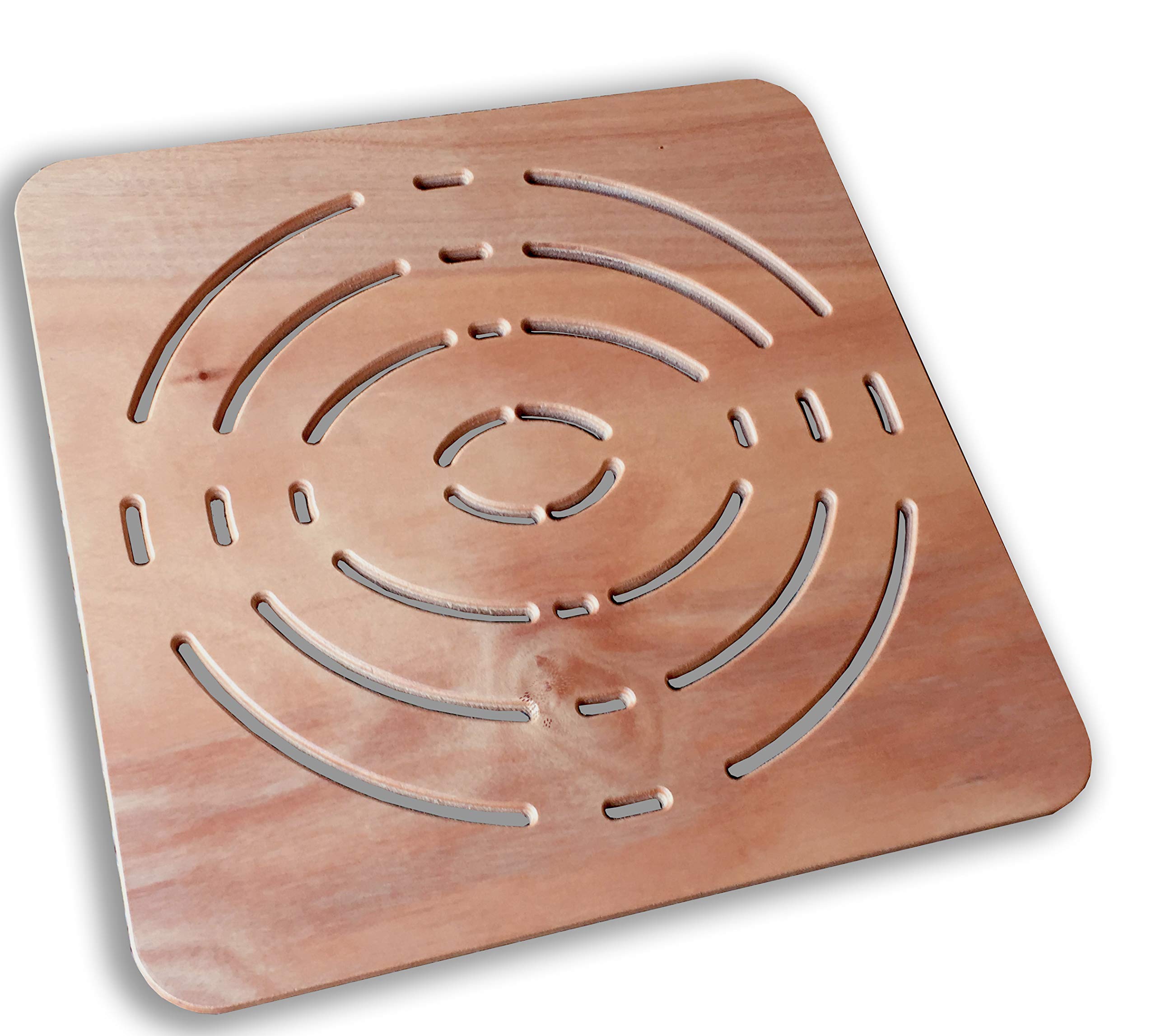 Castelmerlino Okumè Marine Plywood Shower Board - 60x60cm for 80x80 Trays