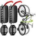 Housolution Swivel Bike Wall Mount 2-Pack | 66lb Vertical Garage Rack