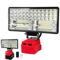 Jolof 90W LED Work Light for Milwaukee 18V Battery | 6800LM Floodlight
