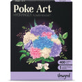 Unwynd Poke Art Hydrangea Flower Bouquet – DIY Mess-Free Craft Kit