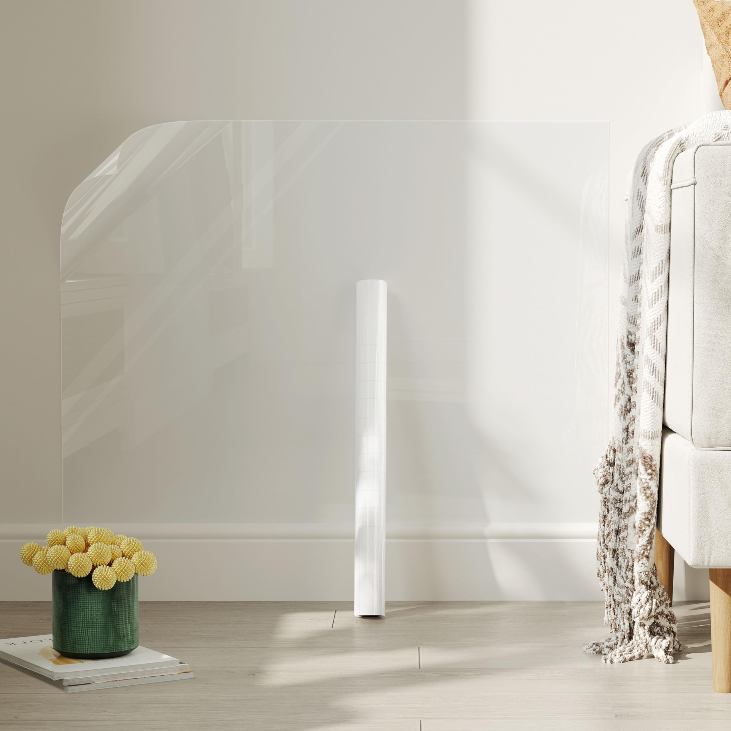 Hode Clear Sticky Back Plastic Roll | Waterproof Self Adhesive Vinyl Film