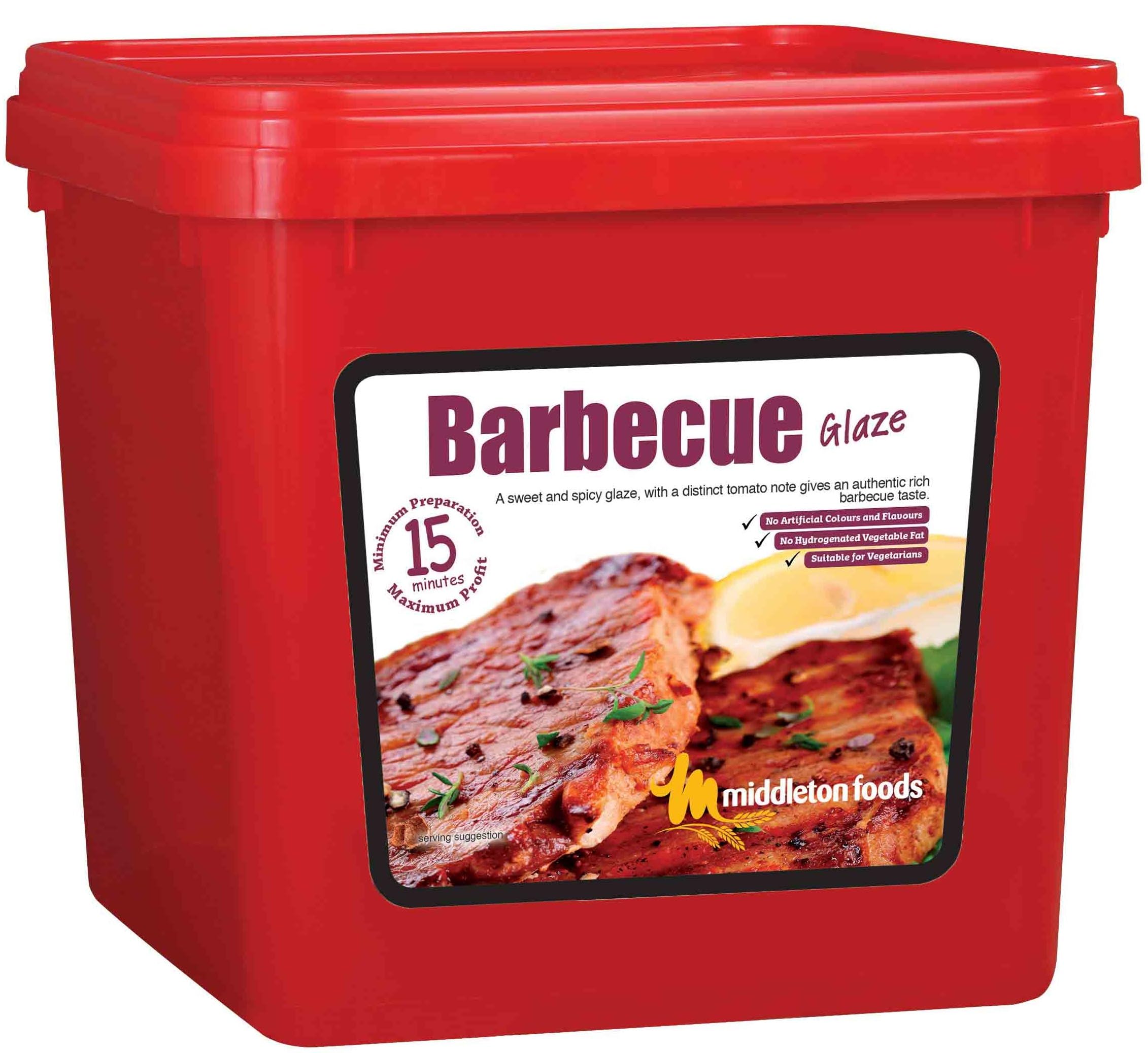 Middleton Foods BBQ Meat Glaze Marinade – 2.5kg Butcher Style Coating