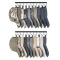 Mkono Hat Rack Wall Mount Set of 2 - Storage Organizer for 20 Baseball Caps, Modern Metal Closet Hooks