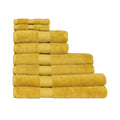 Paoletti Cleopatra 8-Piece Egyptian Cotton Towel Bale - Ochre