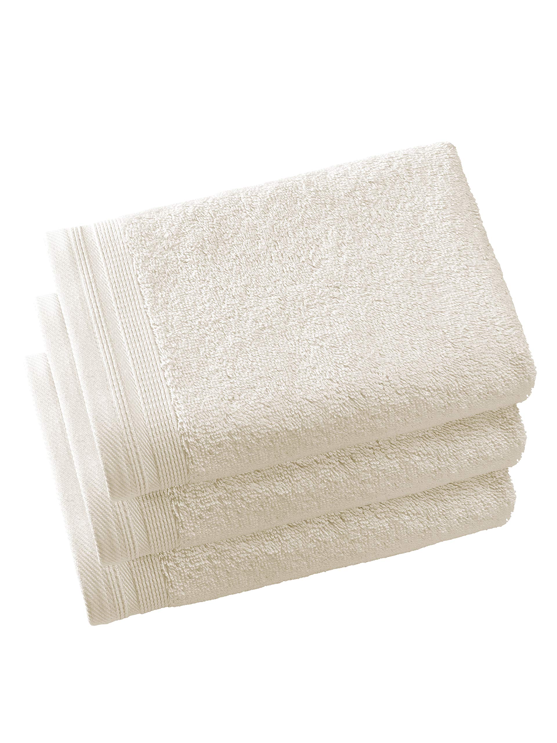 De Witte Lietaer Contessa Guest Towels – 3 Pack Australian Cotton Vanilla
