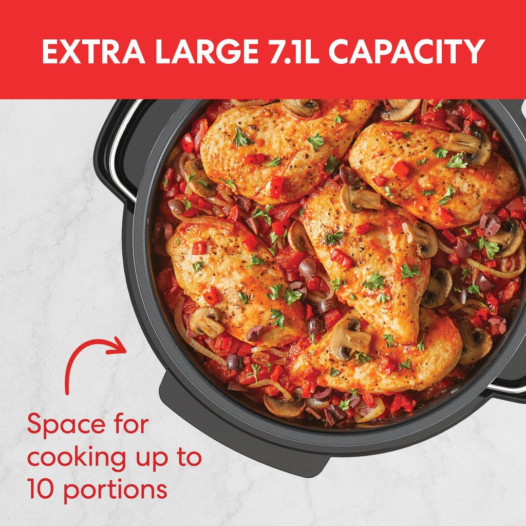 Instant Superior Digital Slow Cooker – 7.1L Multi-Cooker with Steamer