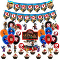 Luclay Gamer Party Decorations - 50Pc Gaming Birthday Tableware Set