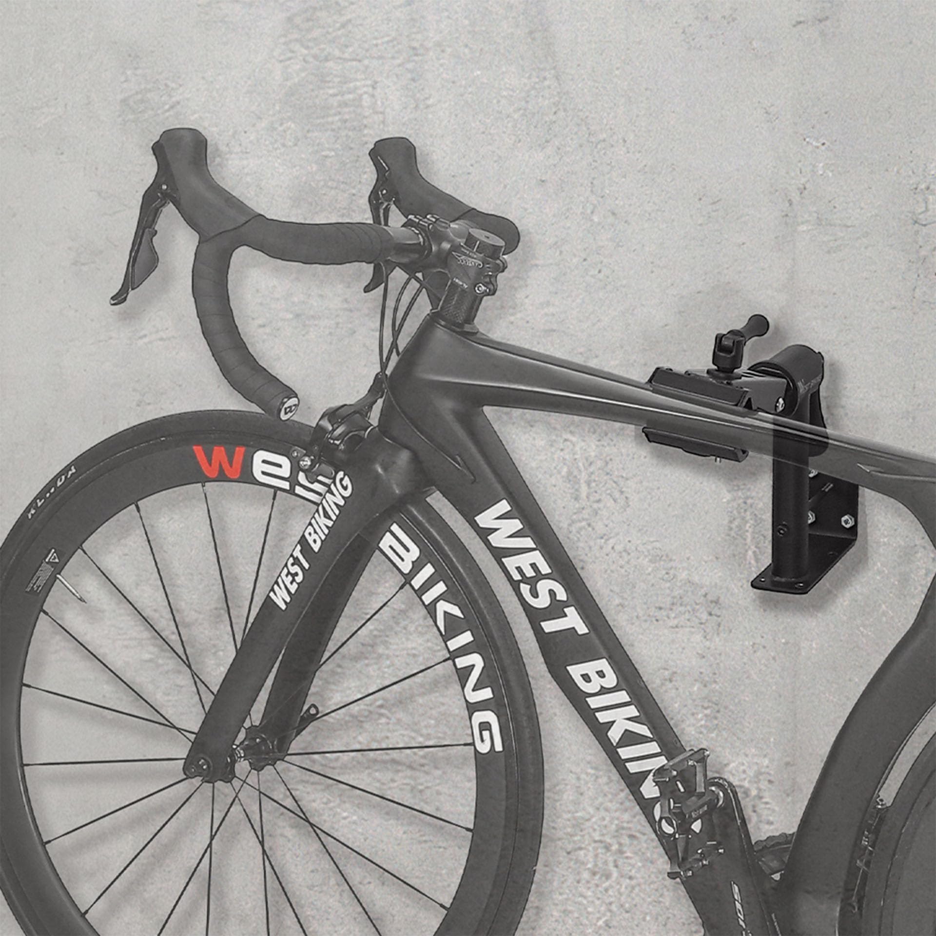 Mimoke 2-in-1 Bicycle Repair Stand | Carbon Steel Wall & Bench Mount