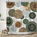 Jolof Store Boho Shower Curtain – Waterproof Polyester Bath Decor, 180x180cm