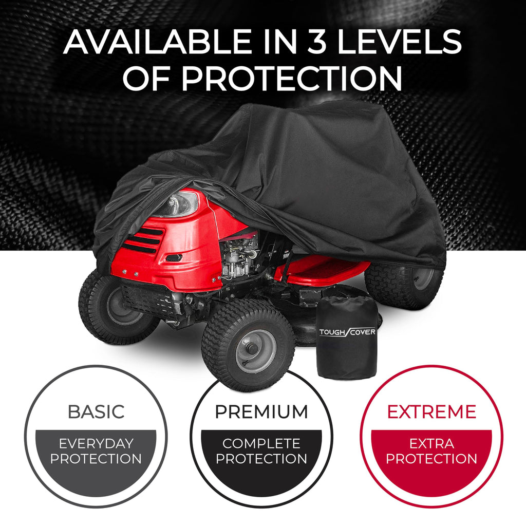Tough Cover Riding Lawn Mower Cover - 600D Marine Grade Fabric, 54"
