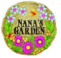 Spoontiques Nana's Garden Stepping Stone - Hand-Painted Resin Wall Plaque