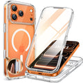 Miracase Magnetic iPhone 17 Pro Case with Screen Protector – Clear