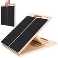 Adjustable Wooden Slant Board – 5-Level Calf Stretcher for Squats