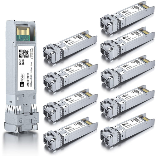 10G SFP+ Single Mode LC Transceiver 10km 10-Pack