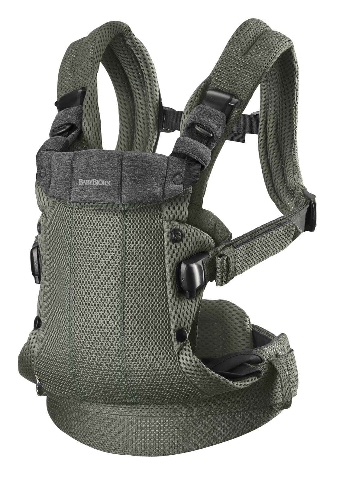 BabyBjörn Baby Carrier Harmony – Ergonomic 3D Mesh in Dark Green