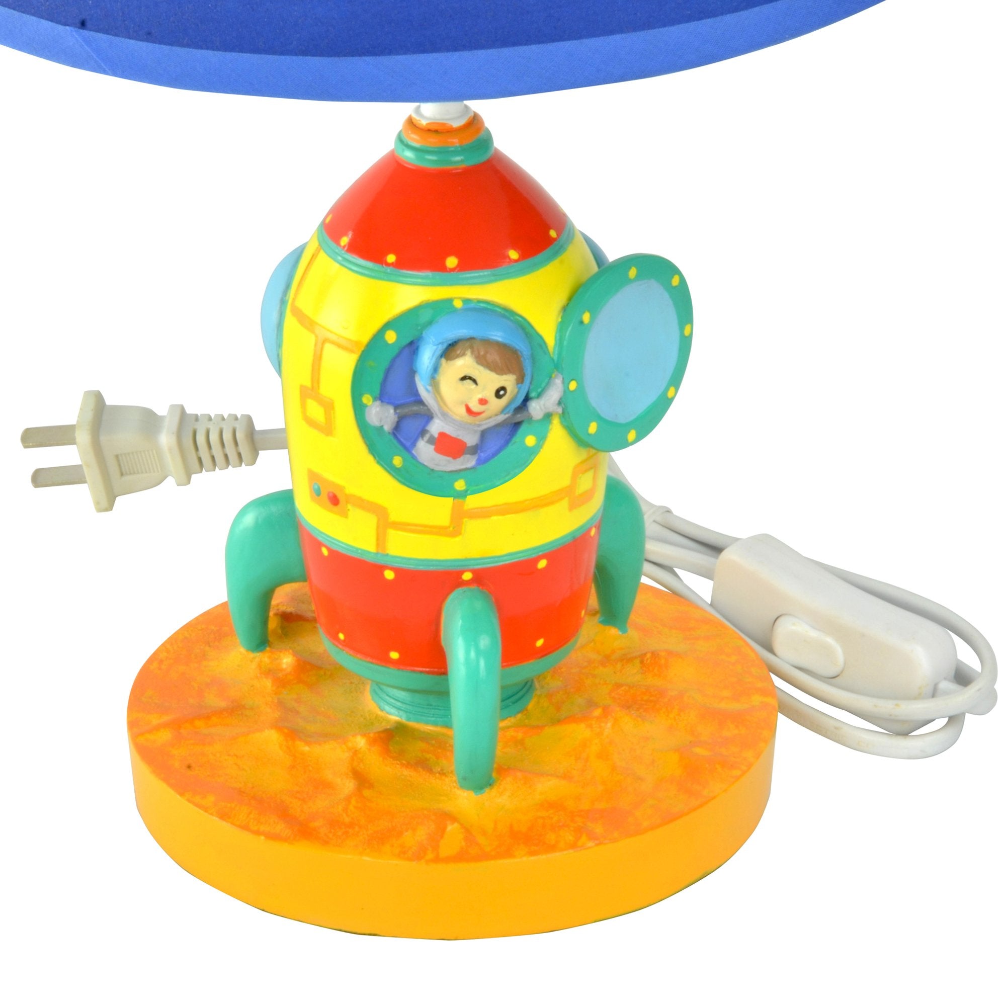 Fantasy Fields Outer Space Kids LED Table Lamp – Hand-Painted Night Light