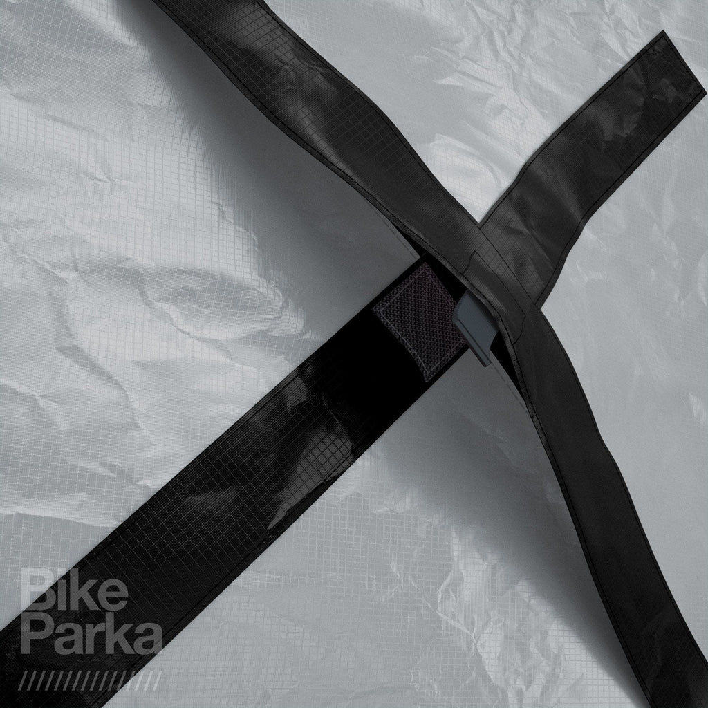 BikeParka Urban Waterproof Bicycle Cover | Ripstop Nylon - Pavement Grey