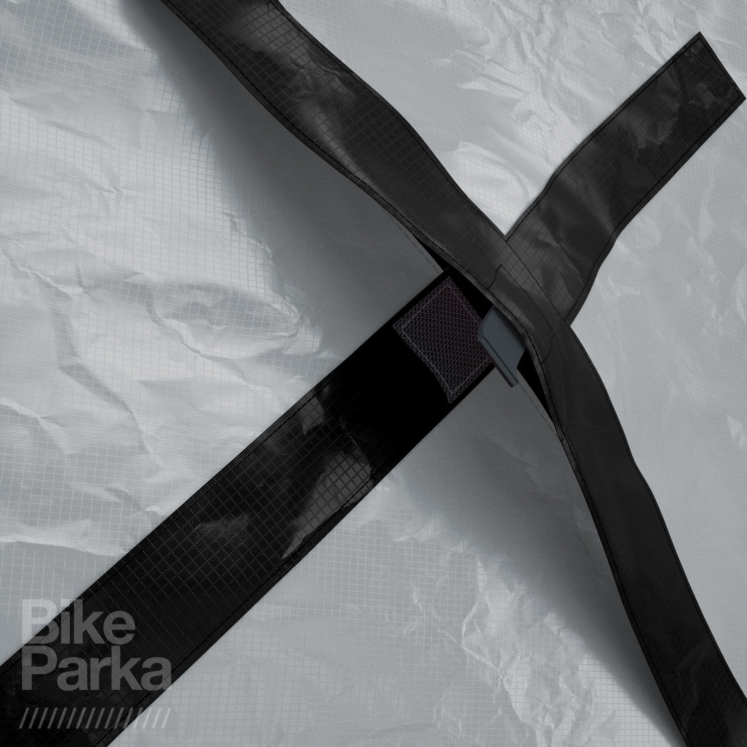 BikeParka Urban Waterproof Bicycle Cover | Ripstop Nylon - Pavement Grey