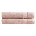 Christy Refresh Pink Bath Sheets – Set of 2 Soft 100% Cotton Towels