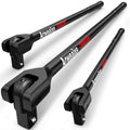 Arwealxs 3-Piece Breaker Bar Set | 1/4" 3/8" 1/2" Drive | 180° Swivel Head