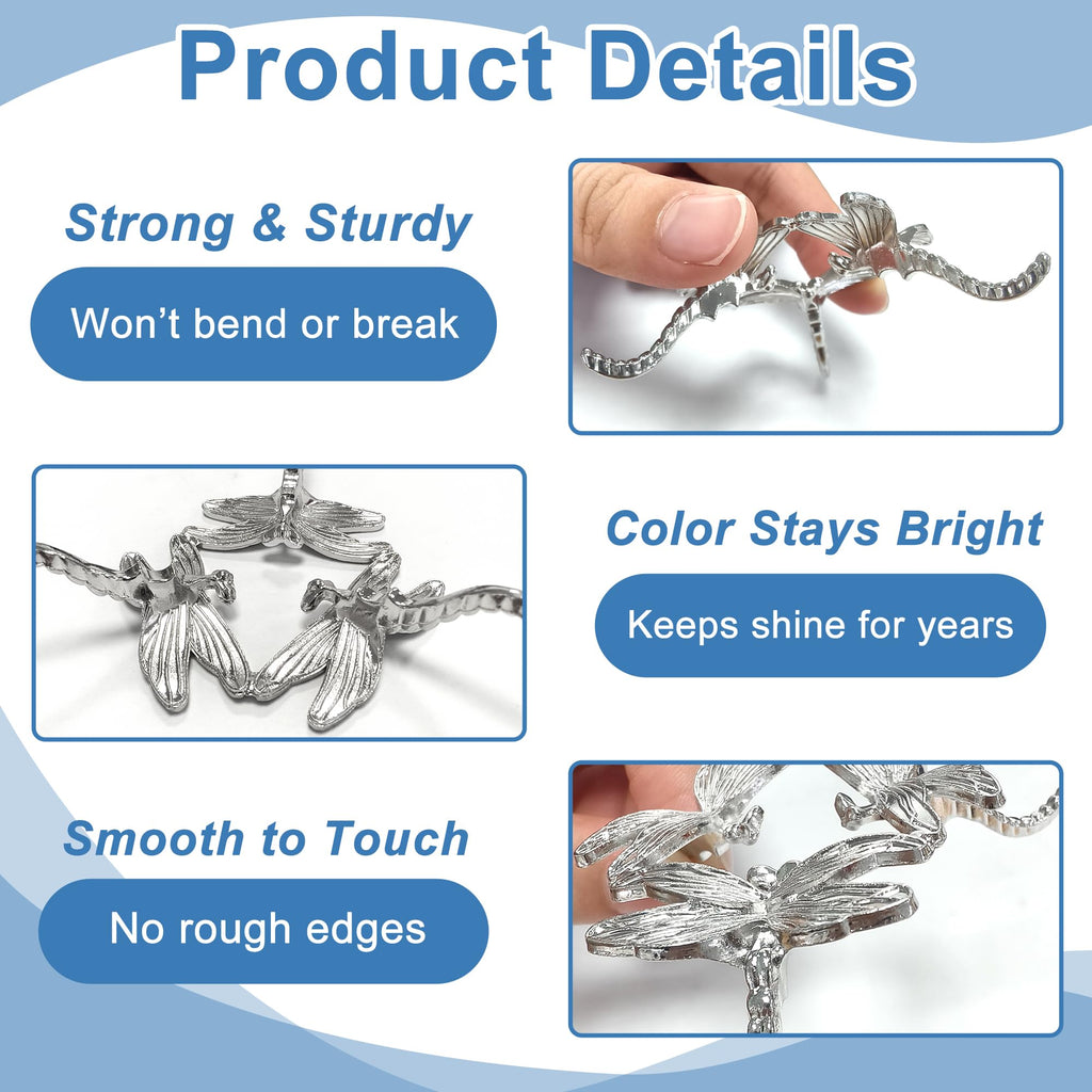 TUYOBG 2PCS Metal Crystal Ball Stand Silver, for Displaying Crystals - image 4