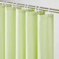 Furlinic Extra Long Yellow Waffle Shower Curtain | Waterproof Polyester