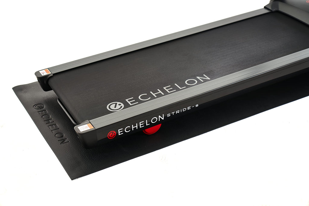 Echelon Stride Treadmill Mat – Durable PVC Floor Protector, Black