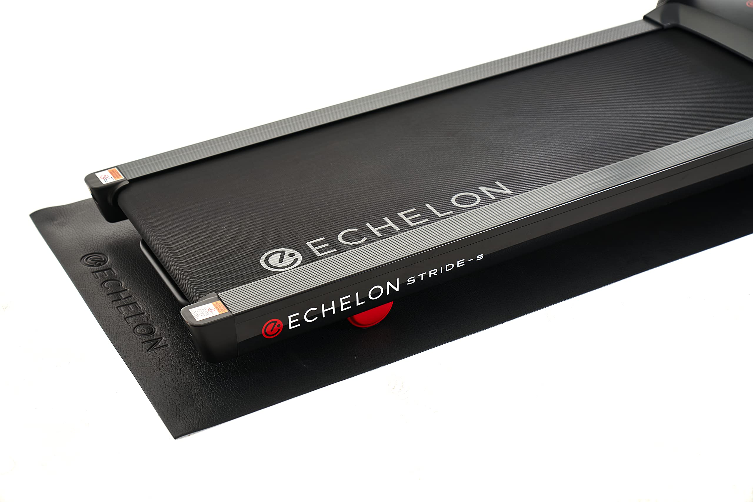 Echelon Stride Treadmill Mat – Durable PVC Floor Protector, Black