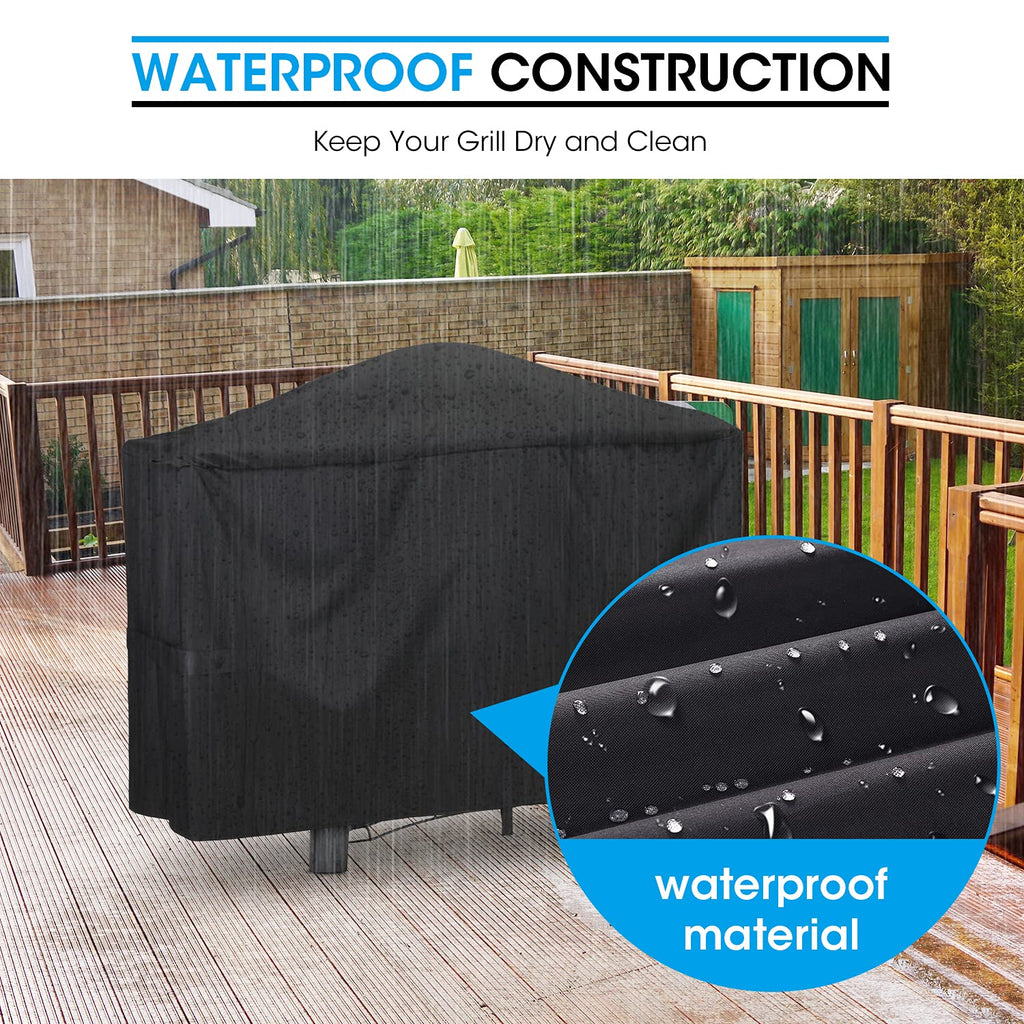 Unicook 57-Inch Waterproof Grill Cover for Weber Q2000 & Q3000 Series