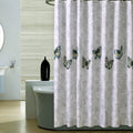 GONOVE Butterfly Shower Curtain | Waterproof Polyester with Weighted Hem