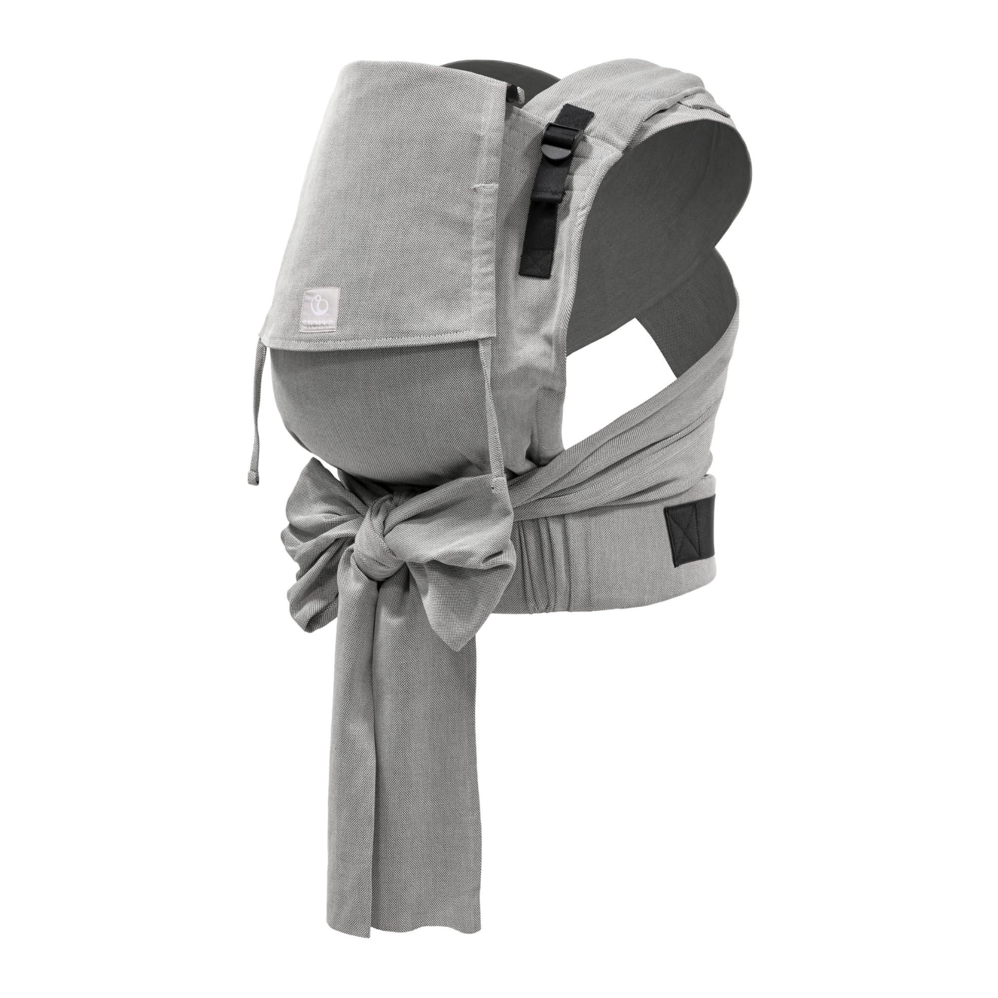 Stokke Limas Carrier Plus – Grey Melange Half-Buckle Baby Carrier