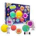 INKEE Space Kids Bath Bombs - Solar System Planet Set with Surprise Toys