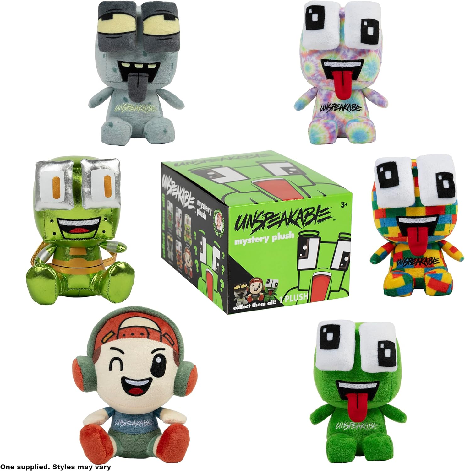 Unspeakable Series 1 Mini Mystery Plush – 6" Collectible Frog Toy