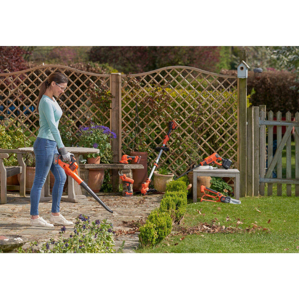 BLACK+DECKER 18V Cordless Leaf Blower – Lightweight Boost Mode Bare Unit