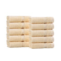 Superior 10-Piece Egyptian Cotton Face Towel Set, Canary – 600 GSM