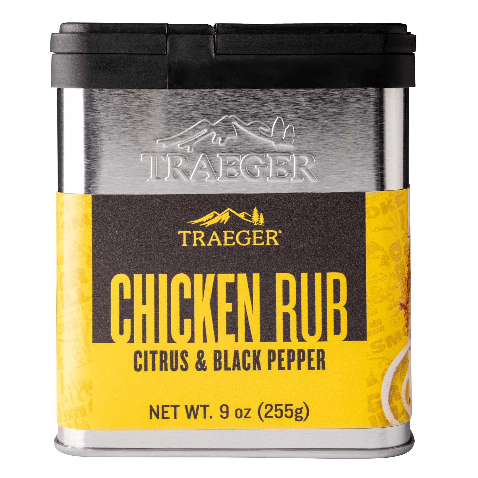 Traeger Chicken Rub - Citrus and Black Pepper Seasoning, Gluten-Free