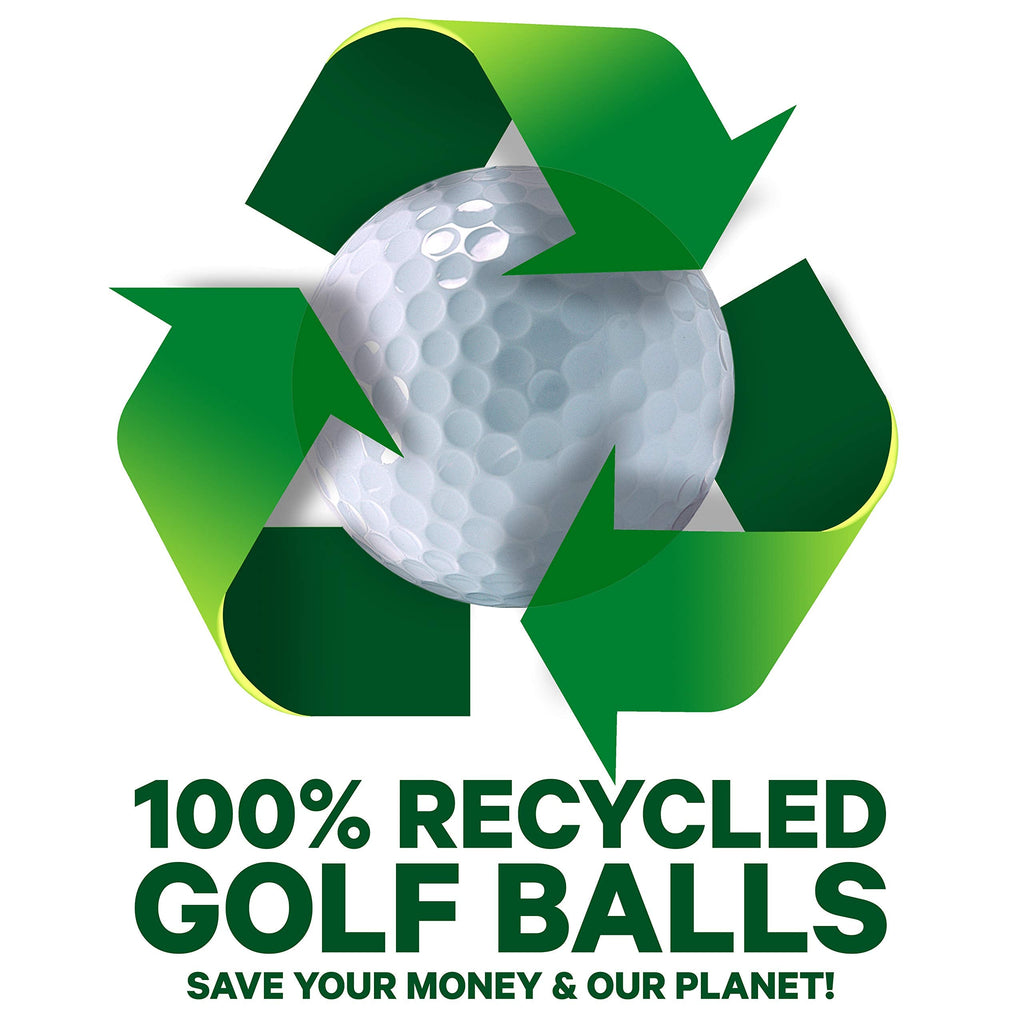 Second Chance Recycled Golf Balls – 100 Pack Assorted Grade A Lake Balls