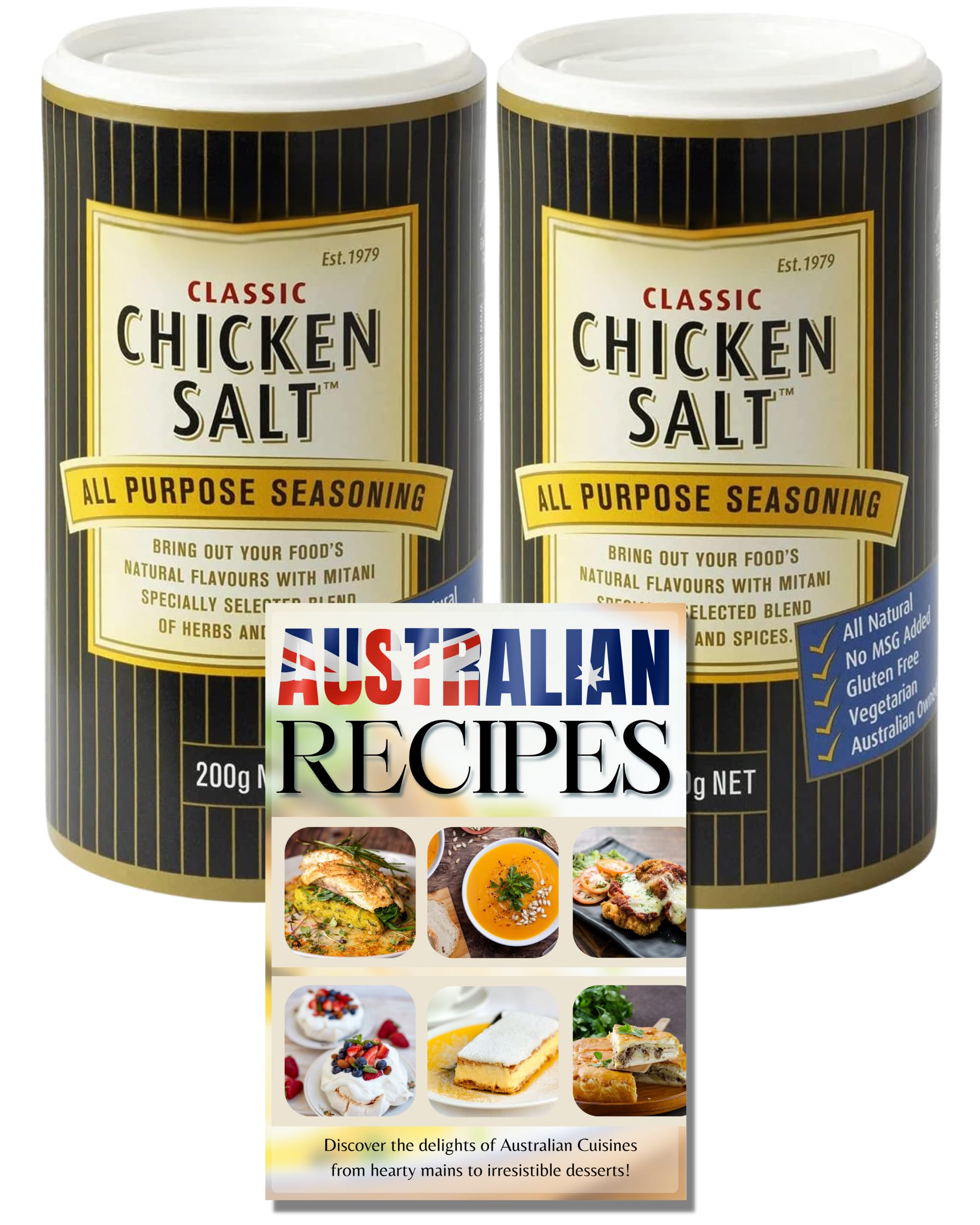 Australian Chicken Salt Bundle (200g x 2) with Recipe Card