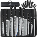 Dfito 9-Piece Professional Chef Knife Set with Roll Bag | Stainless Steel