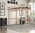 Strictly Beds & Bunks Icarus High Sleeper | 4ft Double Heavy Duty Pine