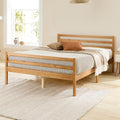 Aspire Beds Alpine Solid Wood Bed Frame - Natural Small Double