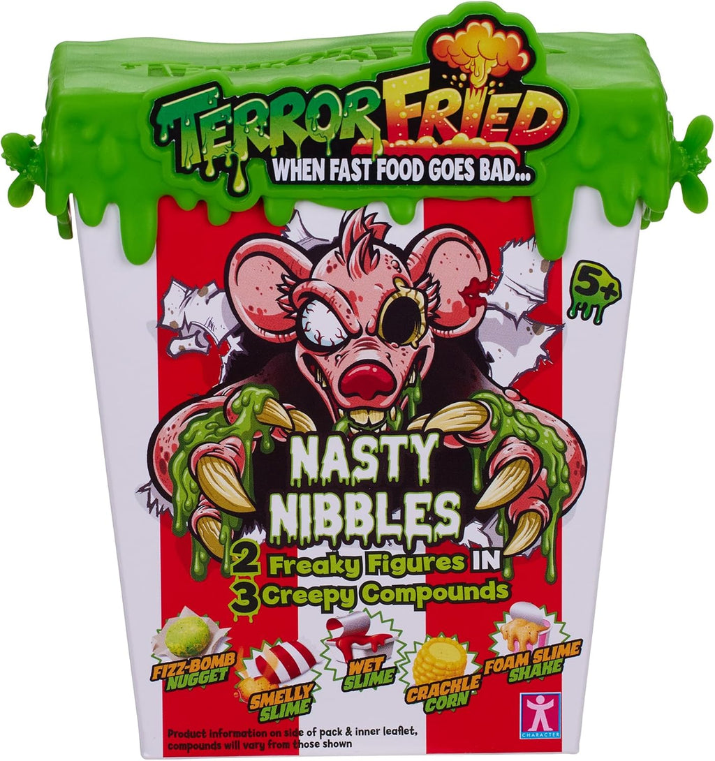 Terror Fried Nasty Nibbles Gross Collectibles with Slime & Figures