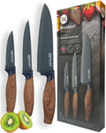 Taylors Eye Witness 3pc Knife Set | Blue Non-Stick Walnut Look