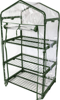 Windhager Balcony Cold Frame Foil Greenhouse - 3 Shelves, 68x49x128 cm