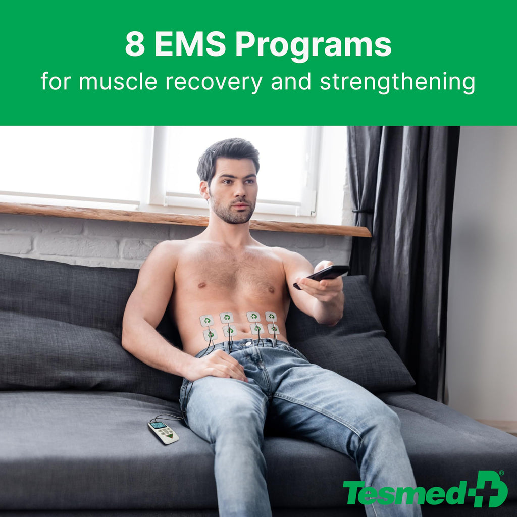 TESMED Fit 3-in-1 Muscle Electrostimulator | EMS, TENS & Massage Device