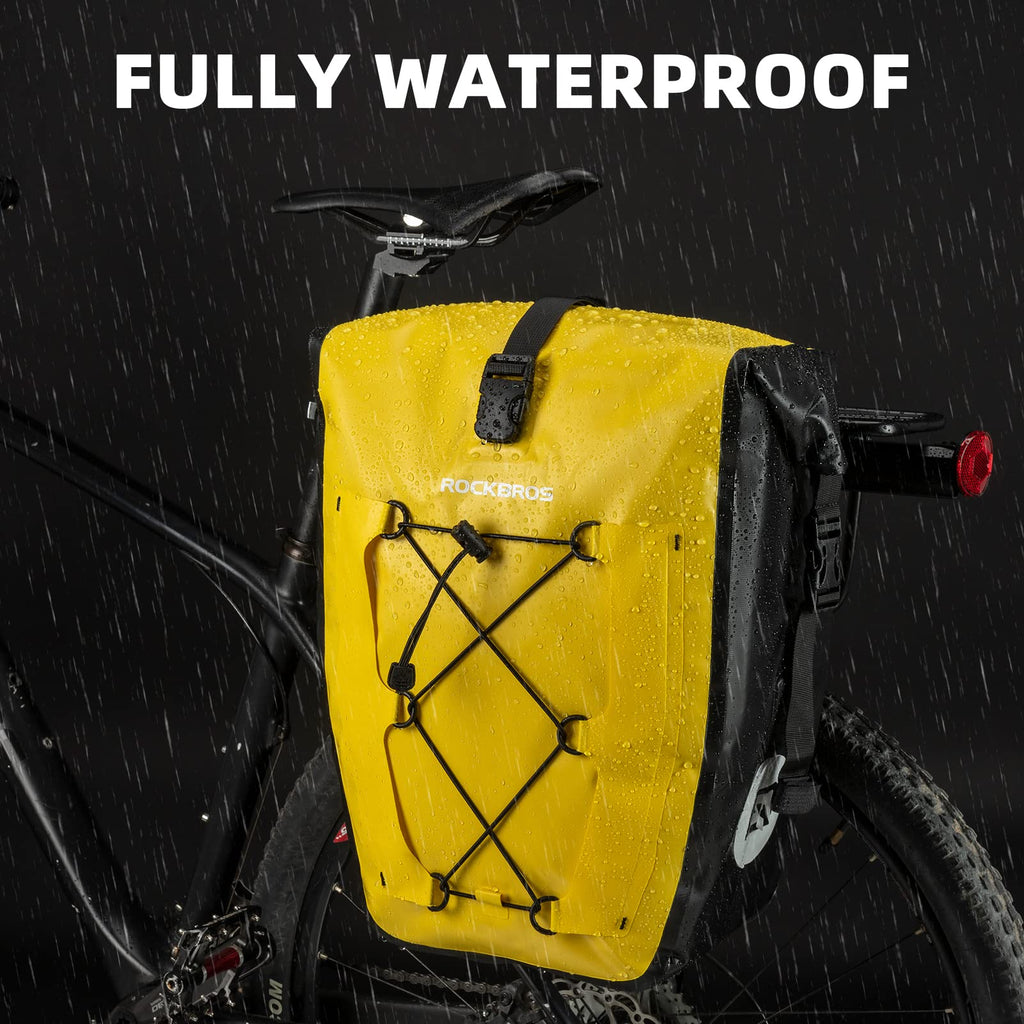 ROCKBROS Bike Pannier Bag | 25L-32L Waterproof Rear Rack Bicycle Bag