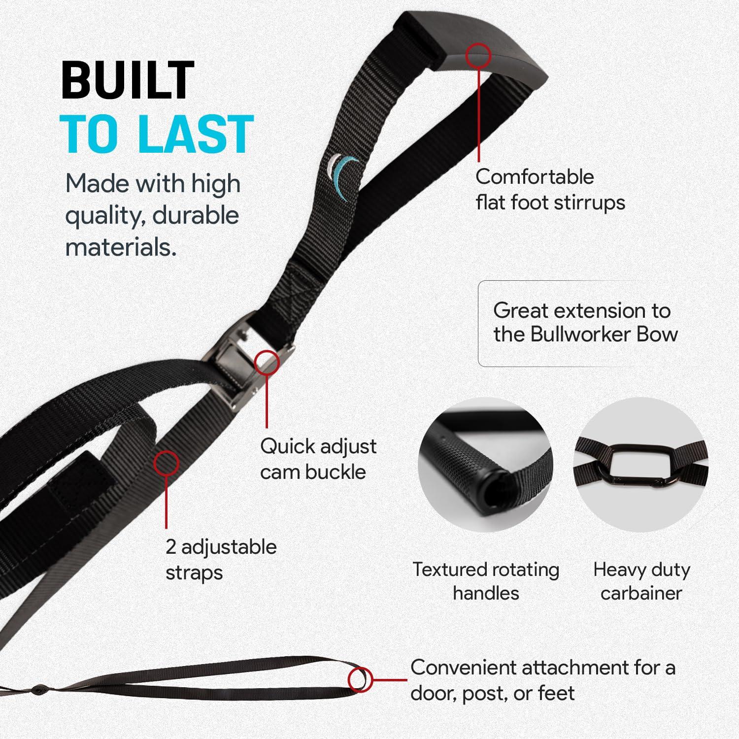 Bullworker ISO-FLO Isometric Exercise Equipment | Portable Suspension Trainer