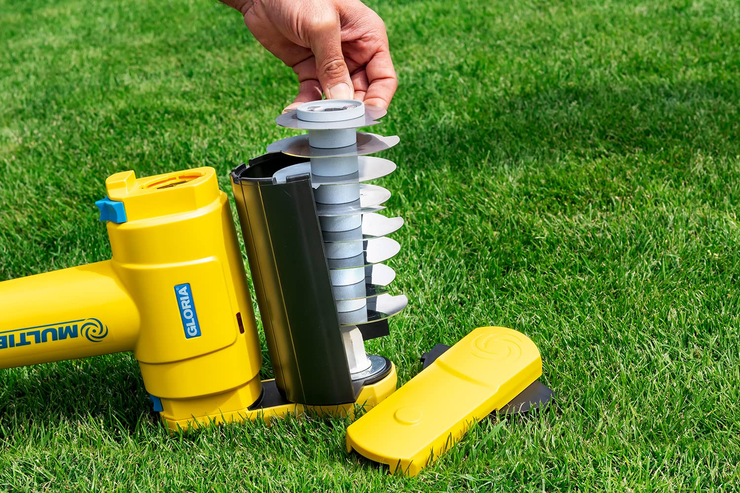 GLORIA Dethatching Roller for MultiBrush | Stainless Steel Lawn Aerator